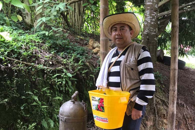 Visita a una finca cafetera