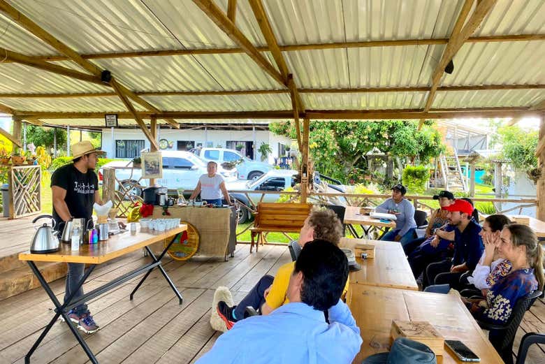 Visita a una finca cafetera
