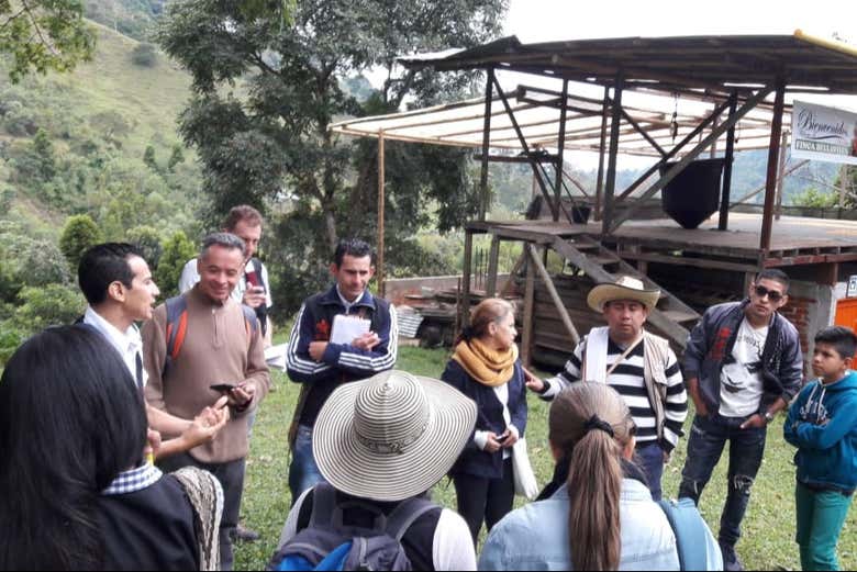Visita a una finca cafetera