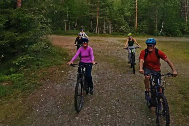 Tour en bicicleta por el bosque de Voss
