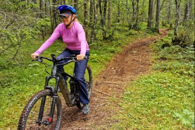 Tour en bicicleta por el bosque de Voss