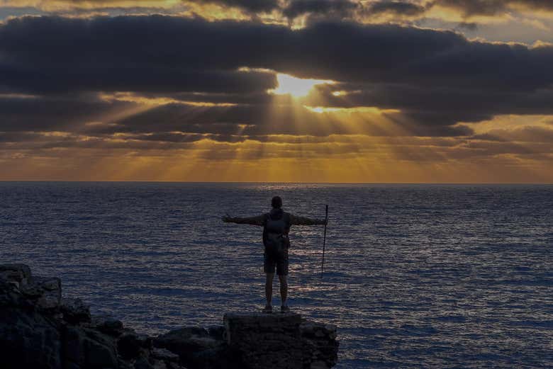 Excursión a las Cuevas de Ajuy al atardecer