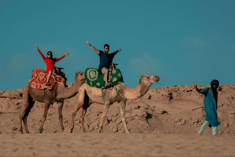 Excursión a las dunas de Timlalin + Quad o sandboarding