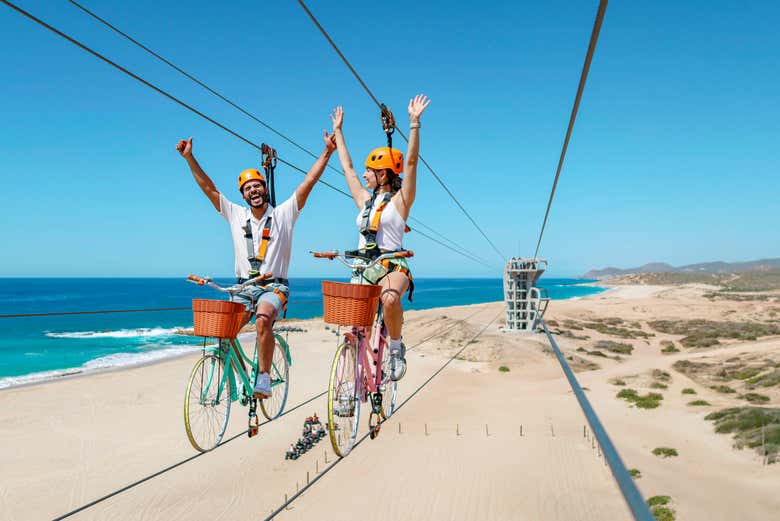 Skybike en la playa Migriño + Cata de tequila