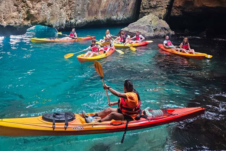 Tour en kayak por la Galera y Cap Blanc