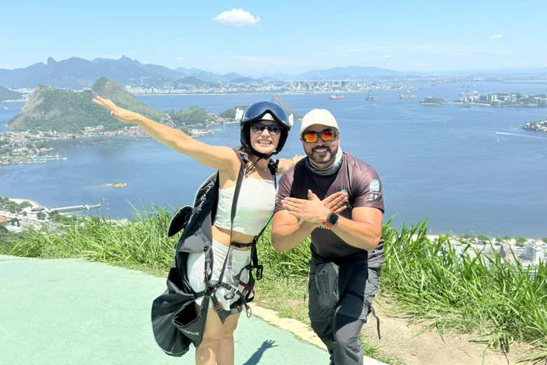 Vuelo en parapente por Niterói