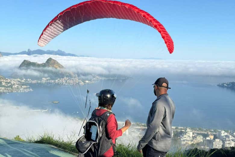 Vuelo en parapente por Niterói