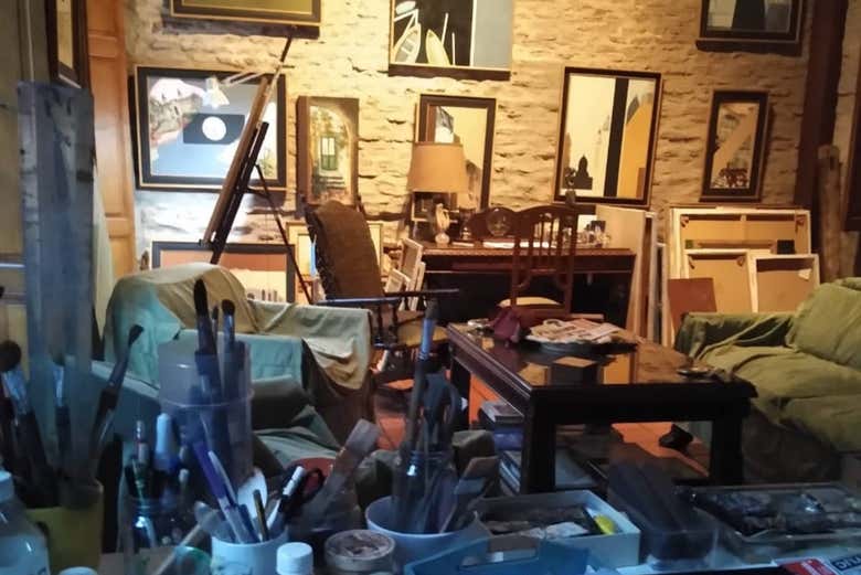 Visita a un taller de arte en San Telmo