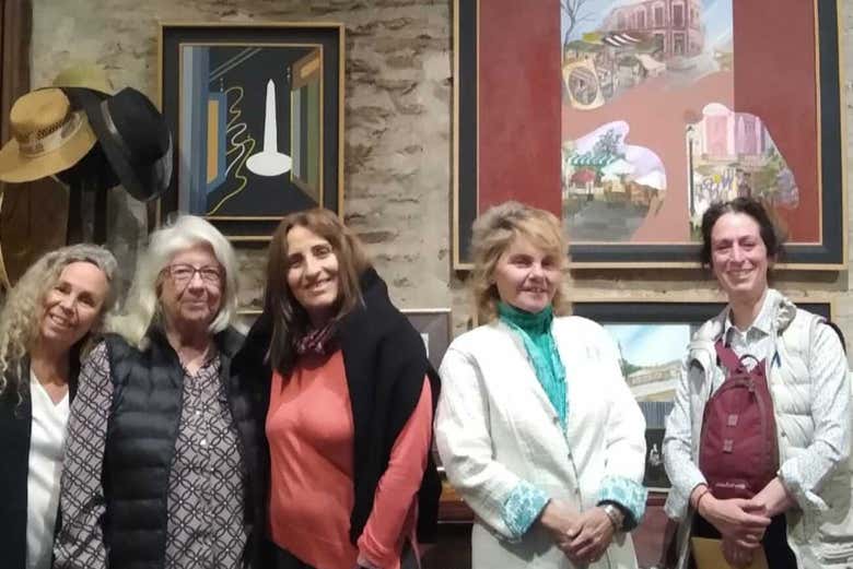 Visita a un taller de arte en San Telmo