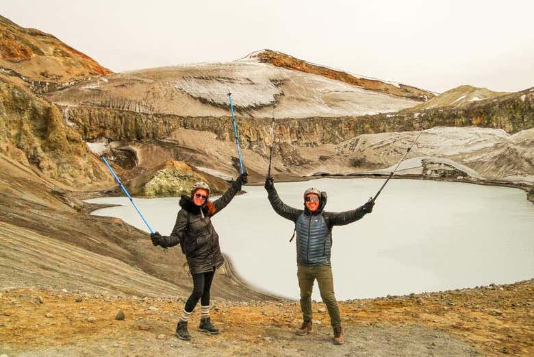 Trekking al volcán Copahue