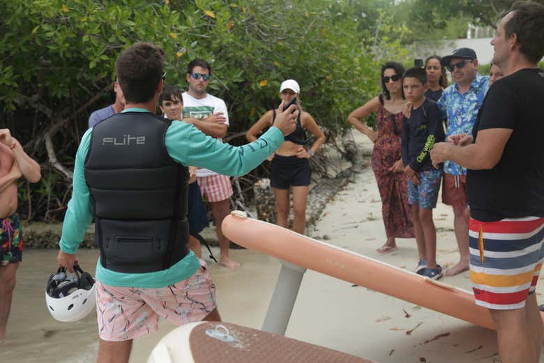 Fliteboard en Barú