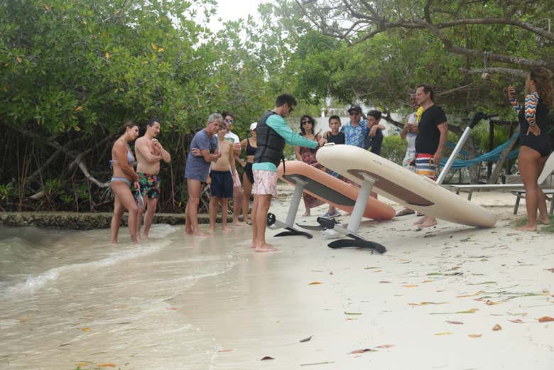 Fliteboard en Barú