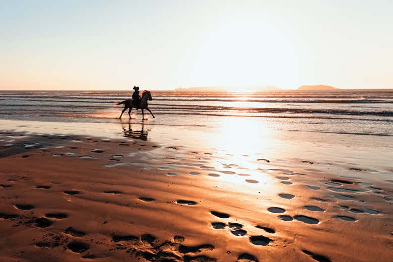 Paseo a caballo por Esauira