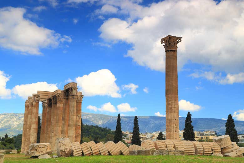 Entrada al Templo de Zeus Olímpico