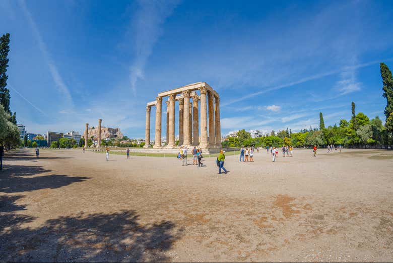 Entrada al Templo de Zeus Olímpico
