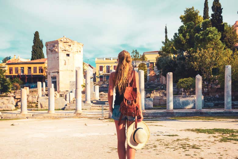 Entrada al Ágora de Atenas