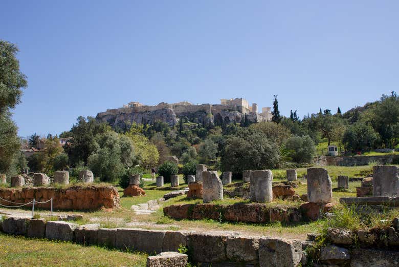 Entrada al Ágora de Atenas