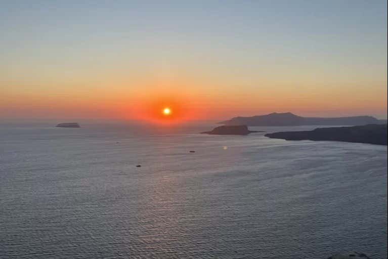 Alquiler de barco en Santorini