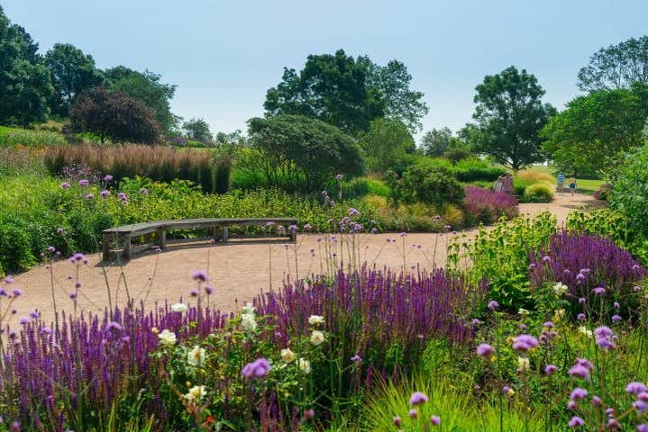 Entrada al RHS Garden Hyde Hall