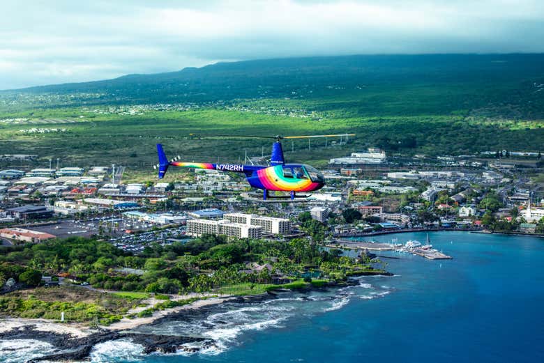 Paseo en helicóptero por Kona