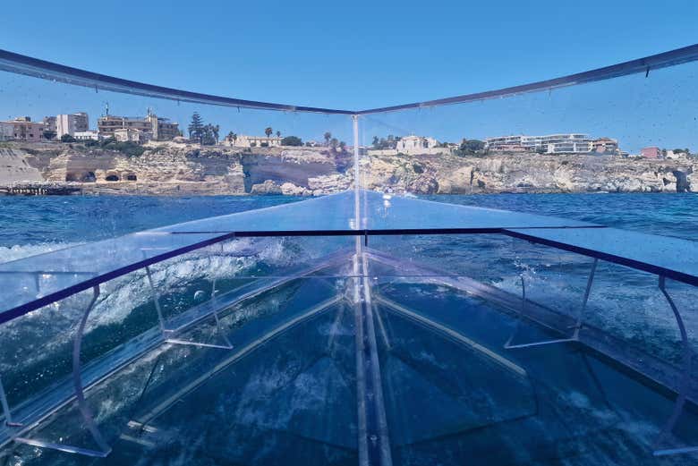 Paseo en barco transparente por Siracusa