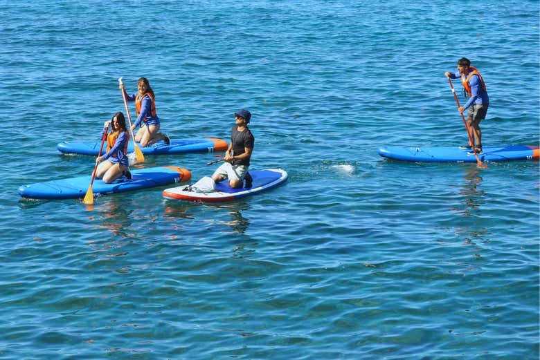 Paddle surf y snorkel en La Caleta
