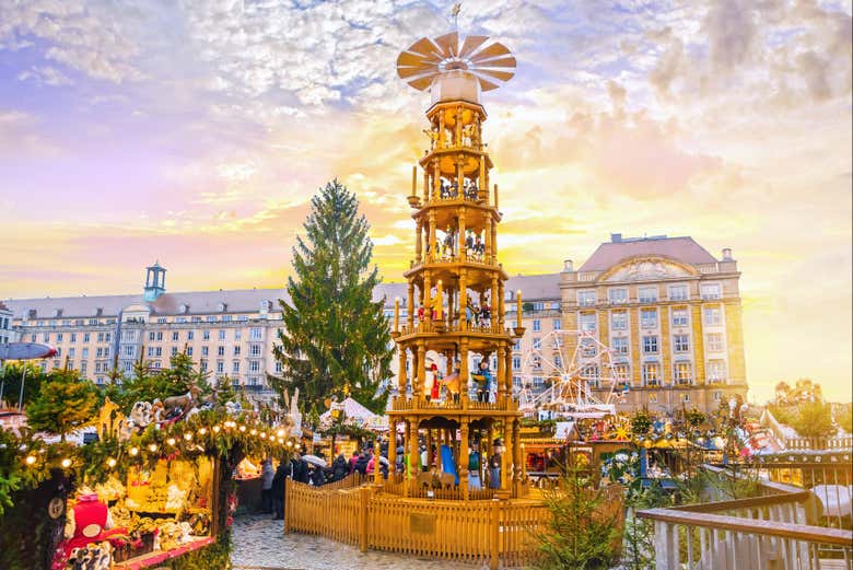 Tour por el mercadillo navideño de Dresde