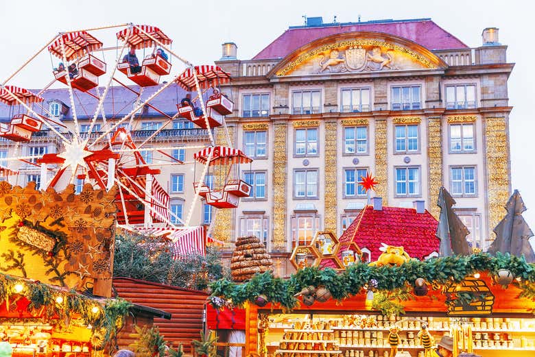 Tour por el mercadillo navideño de Dresde
