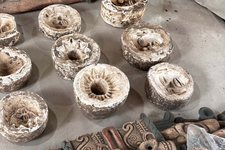 Taller de cerámica en Teotihuacán