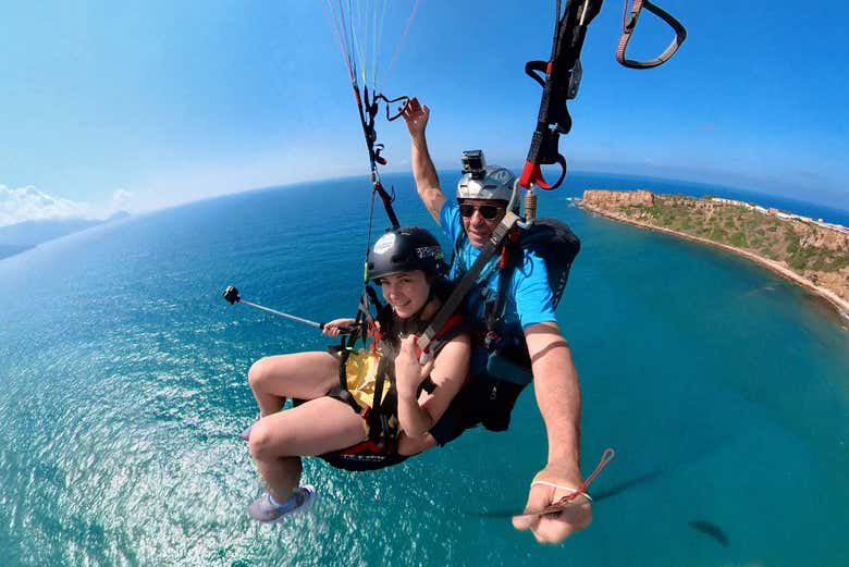 Vuelo en parapente por Palermo