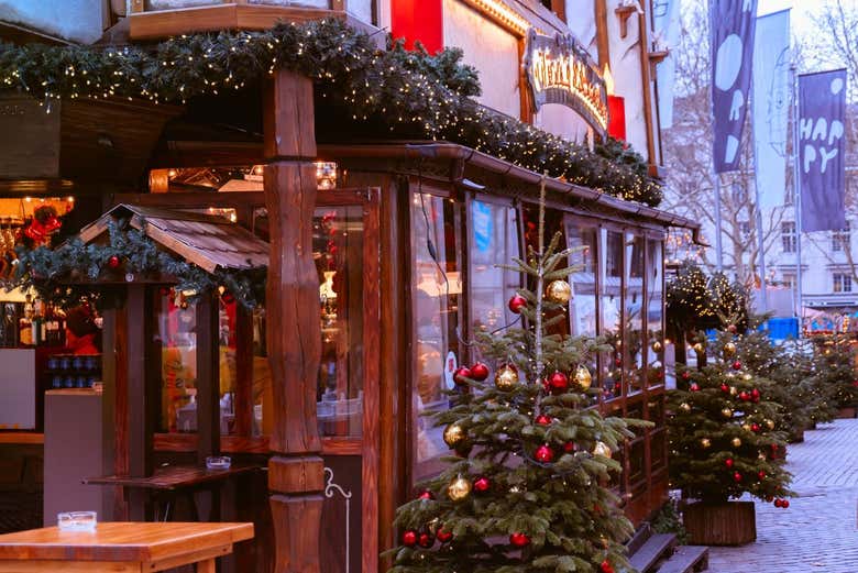 Tour por el mercadillo navideño de Hamburgo