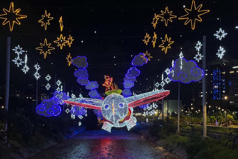 Tour navideño en bicicleta eléctrica por Medellín