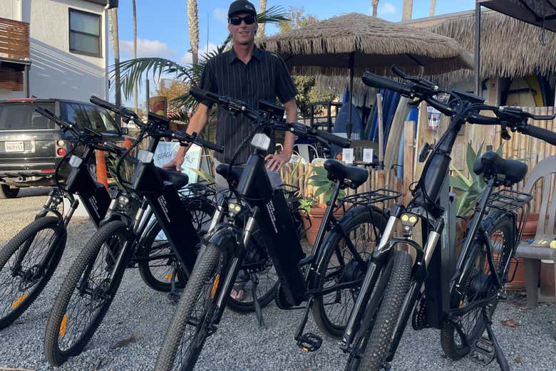Alquiler de bicicleta eléctrica en Solana Beach