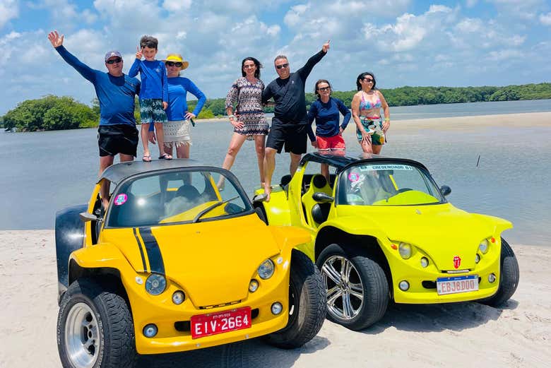 Tour en buggy por las playas de Porto de Galinhas y Maracaípe