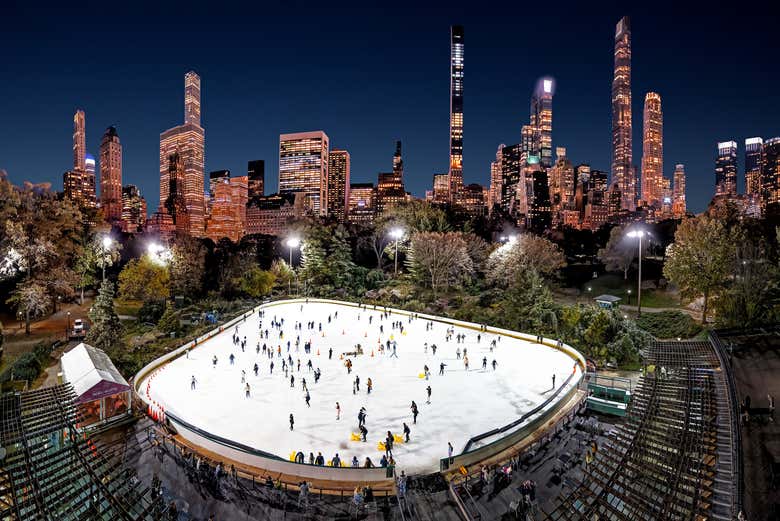 Entradas a Wollman Rink, la pista de patinaje sobre hielo de Central Park