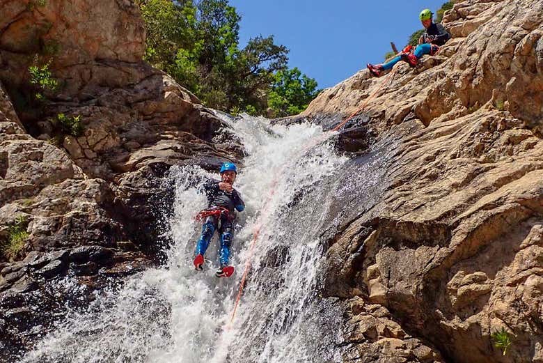 Barranquismo en el río Pitrisconi