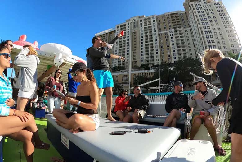 Fiesta en barco por Fort Lauderdale