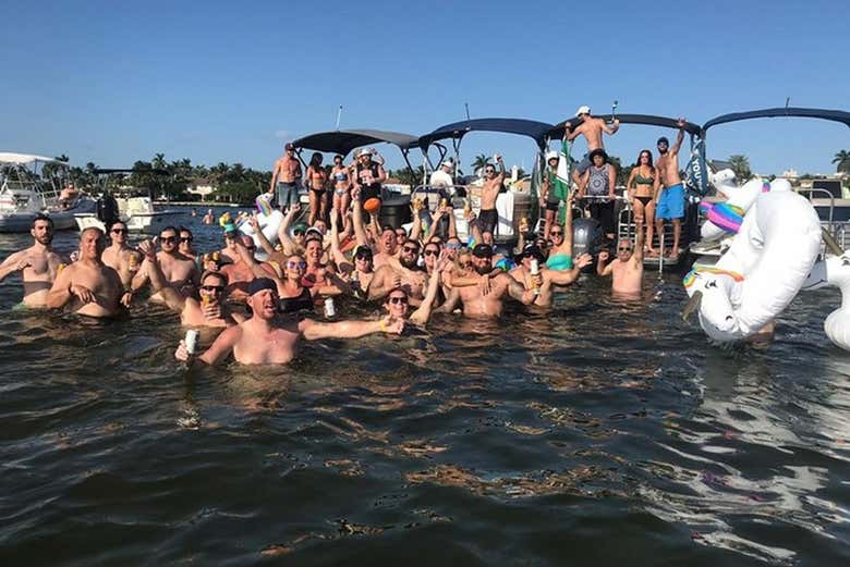 Fiesta en barco por Fort Lauderdale