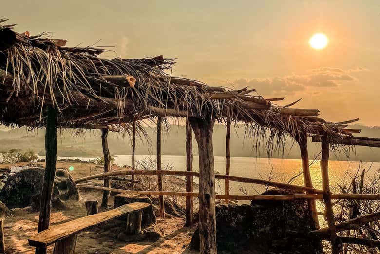 Tour por el lago Suchitlán al atardecer