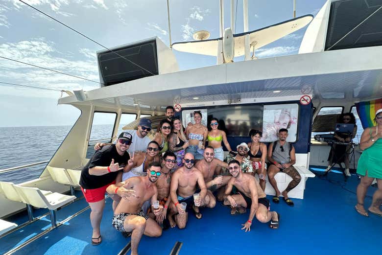 Fiesta en barco por Puerto Rico