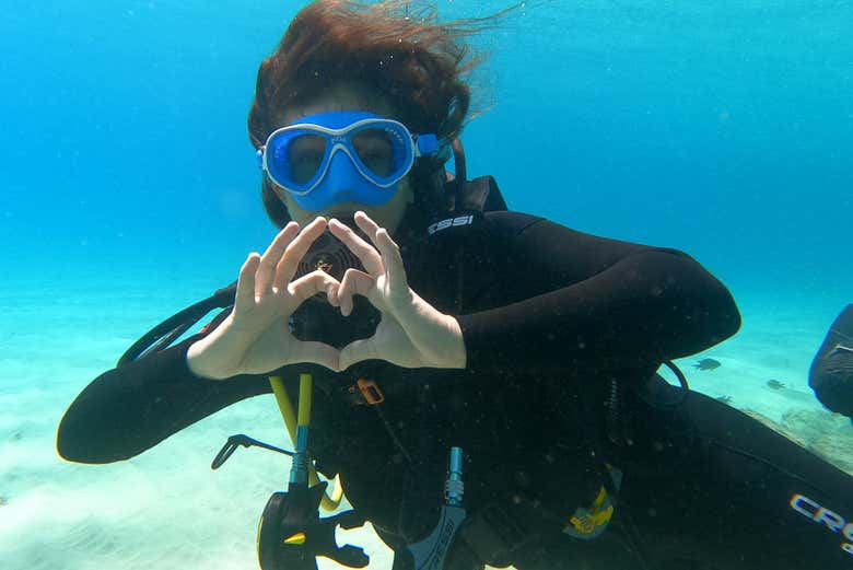 Bautismo de buceo en Morro Jable