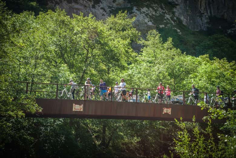 Ruta en bicicleta por la Senda del Oso