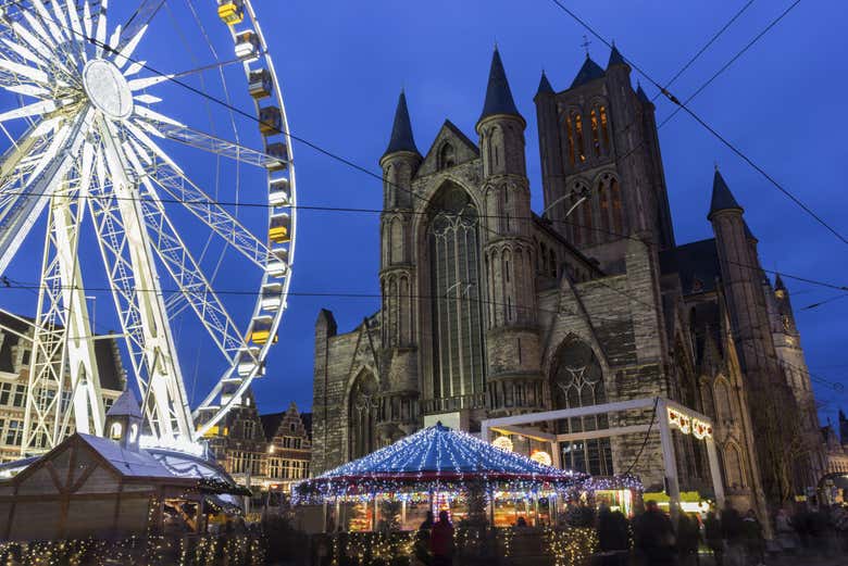 Free tour navideño por Gante