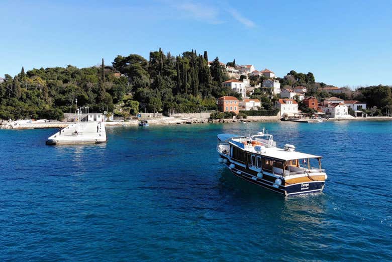 Traslado en barco a las islas de Lopud y Koločep