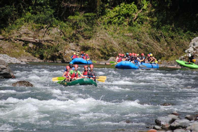 Rafting en el río Pacuare