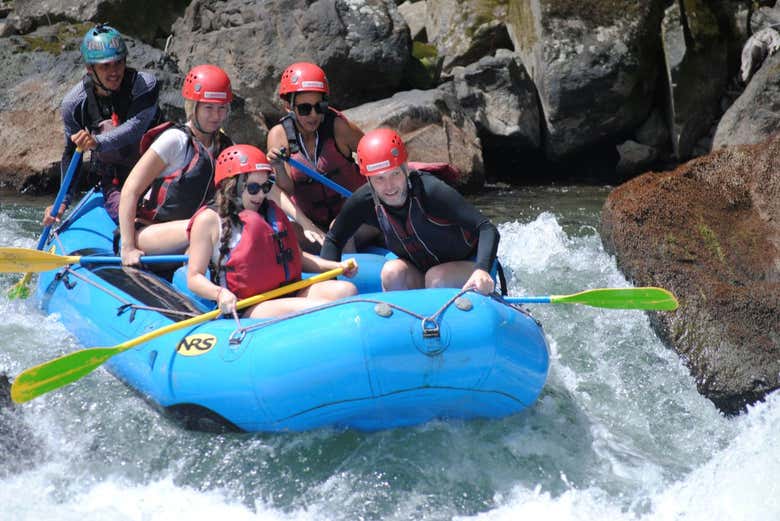 Rafting en el río Pacuare