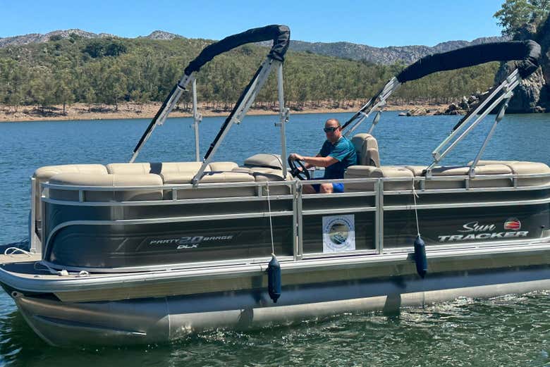 Paseo en barco por el embalse de García Sola