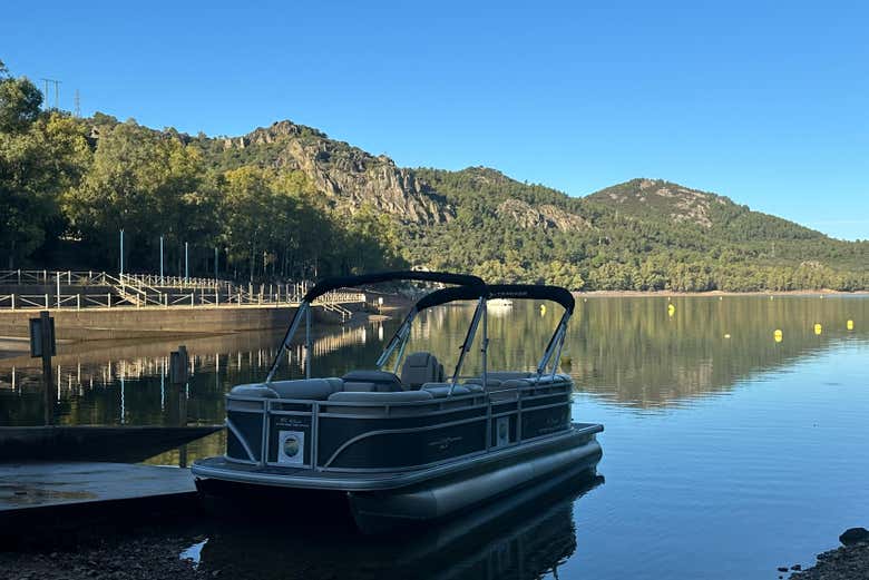Paseo en barco por el embalse de García Sola