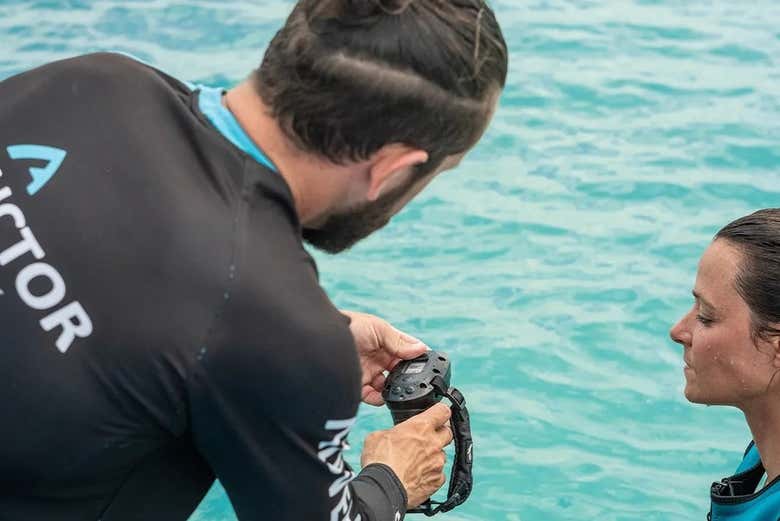 Fliteboard en la laguna Bacalar