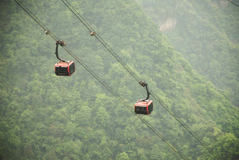 Entrada al Parque Nacional de la Montaña Tianmen + Teleférico